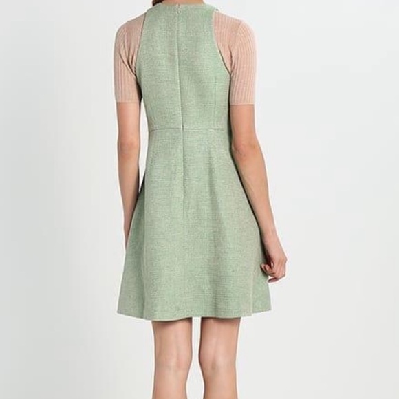 Green woven dress - Picture 2 of 4